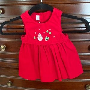 NWT - Talbots Kids Holiday Dress - Red- Corduroy